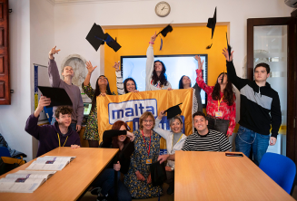 Student who have successfully completed an English course with us.